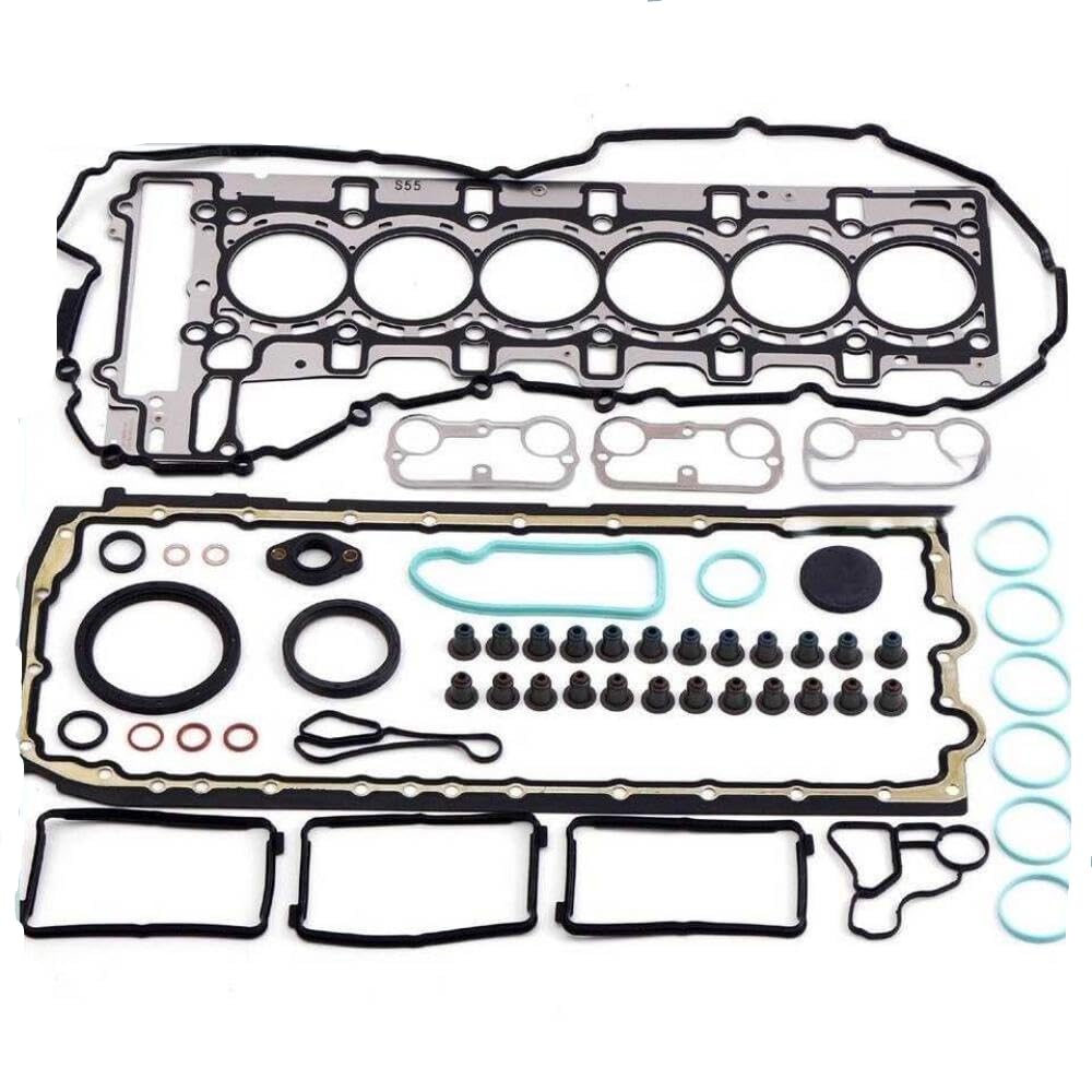 Kompatibel mit S55 M2 M3 M4 3.0 L6 Turbomotor 11127849620 11117530262 61-10280-00 15-10002-01 1 Satz Dichtungssatz von CbErFVK