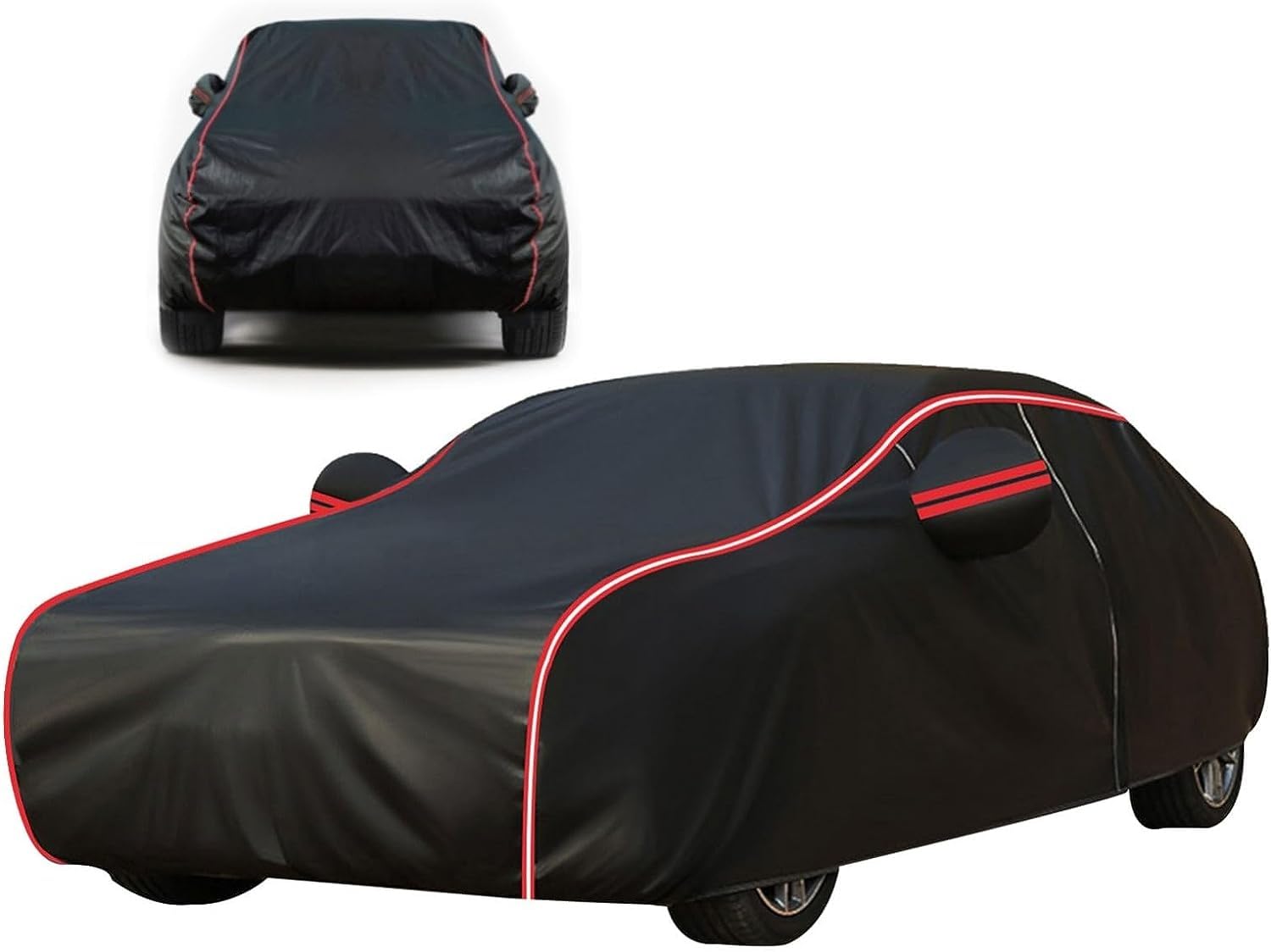 Autoabdeckung Outdoor Hagelschutz, Für Mini Cooper/Cooper S, Breathable Large Cover Auto Abdeckplane Wasserdicht Sonnenschutz Vollständige Allwetter wasserdichte Autoschutzabdeckung Staubdichte -AUT von CcacHe