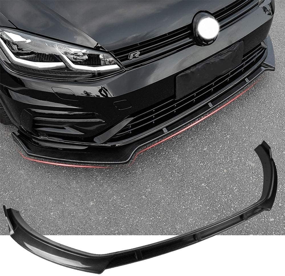 Für VW Golf 7/7.5 MK7 GTI GTD 7R 2014-2017 2018 2019 Auto-Frontstoßstange Spoilerlippe,Auto-Frontstoßstange Lippe,Frontschaufel,äußerer Canard-Splitter. von CccYunMA6