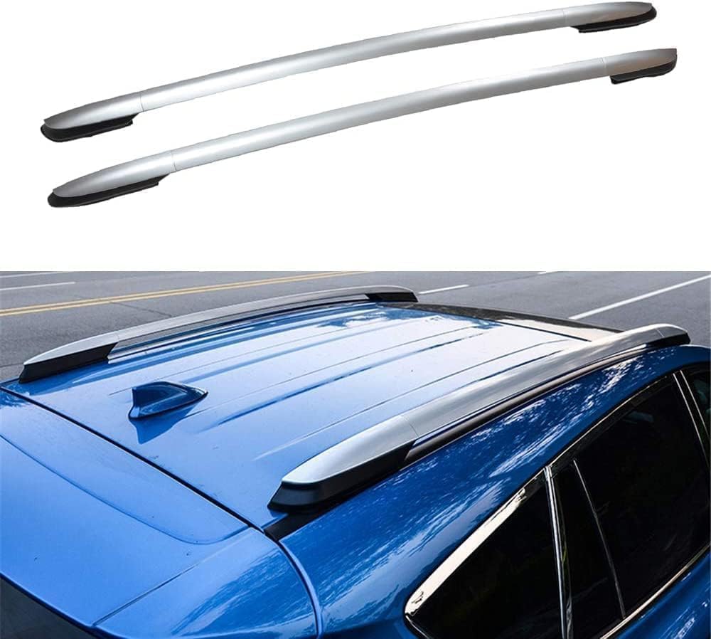 2 Stück Längsstangen Autodachträger, für Toyota RAV4 RAV-4 2014-2018, Dachträger Gepäckträger Relingträger Dachgepäckträger Dachfahrradträger von CchenliL