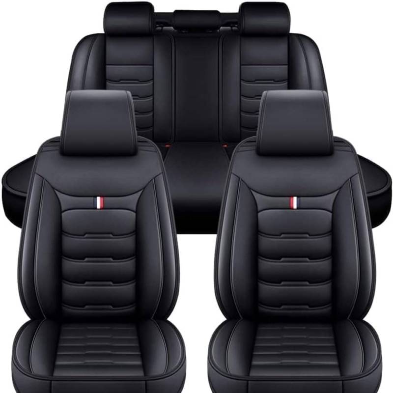 CchenliL Full Set Auto Sitzbezüge für Hyundai ix55 3.0 V6 CRDi, Allwetter wasserdichtes Komfortabler Autositzbezug Full Set Sitzbezüge Sitzschoner,B-Black-size von CchenliL