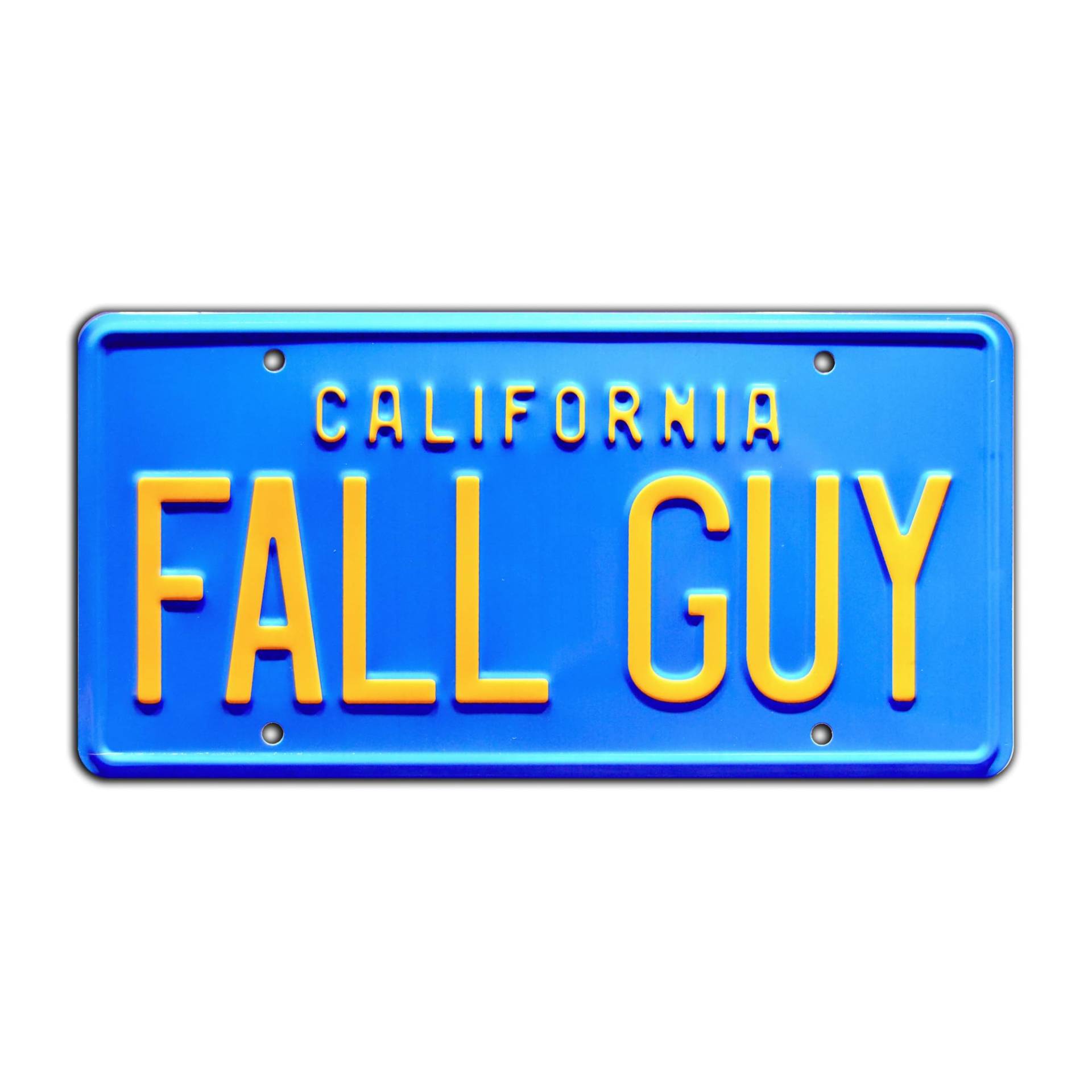 Celebrity Machines Fall Guy | EIN Colt für alle Fälle Fall Guy 'GMC Pickup Truck | Fall Guy | Metall Prägung Vanity Prop License Plate von Celebrity Machines