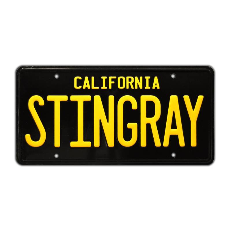 CobraKai | STINGRAY | Metal Stamped License Plate von Celebrity Machines