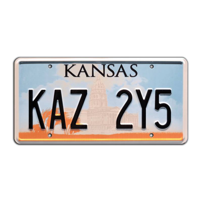 Winchester Impala | Kaz 2Y5 | Metal Stamped License Plate von Celebrity Machines