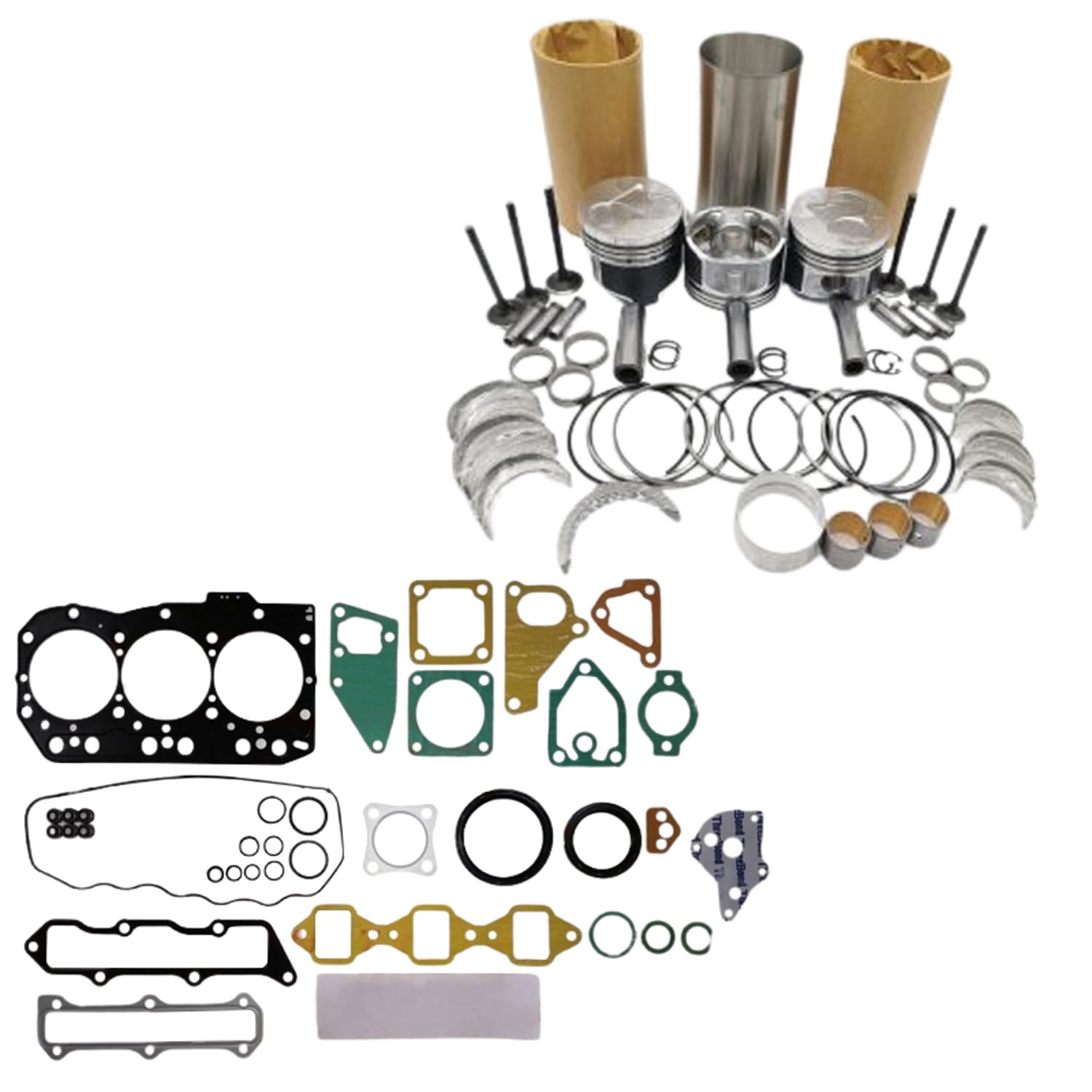 Celliparts Überholung Rebuild Kit 719823-92780 71982392780 Kompatibel mit Yanmar Motor 3TNV82A Kompatibel mit Komatsu Motor 3D82A von Celliparts