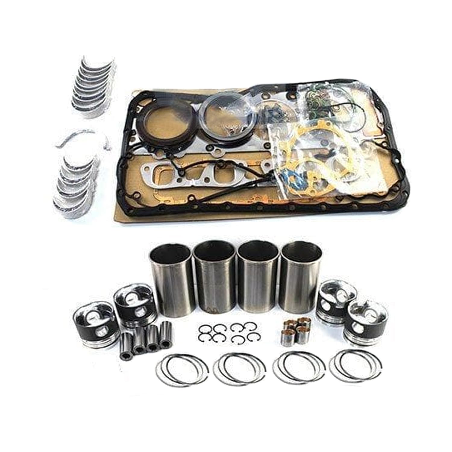 Celliparts Überholung Rebuild Kit Kompatibel mit Iseki Traktoren TA290 TA320 TL2900 Kompatibel mit Isuzu Motor 4FE1 Kompatibel mit TCM Gabelstaplern von Celliparts