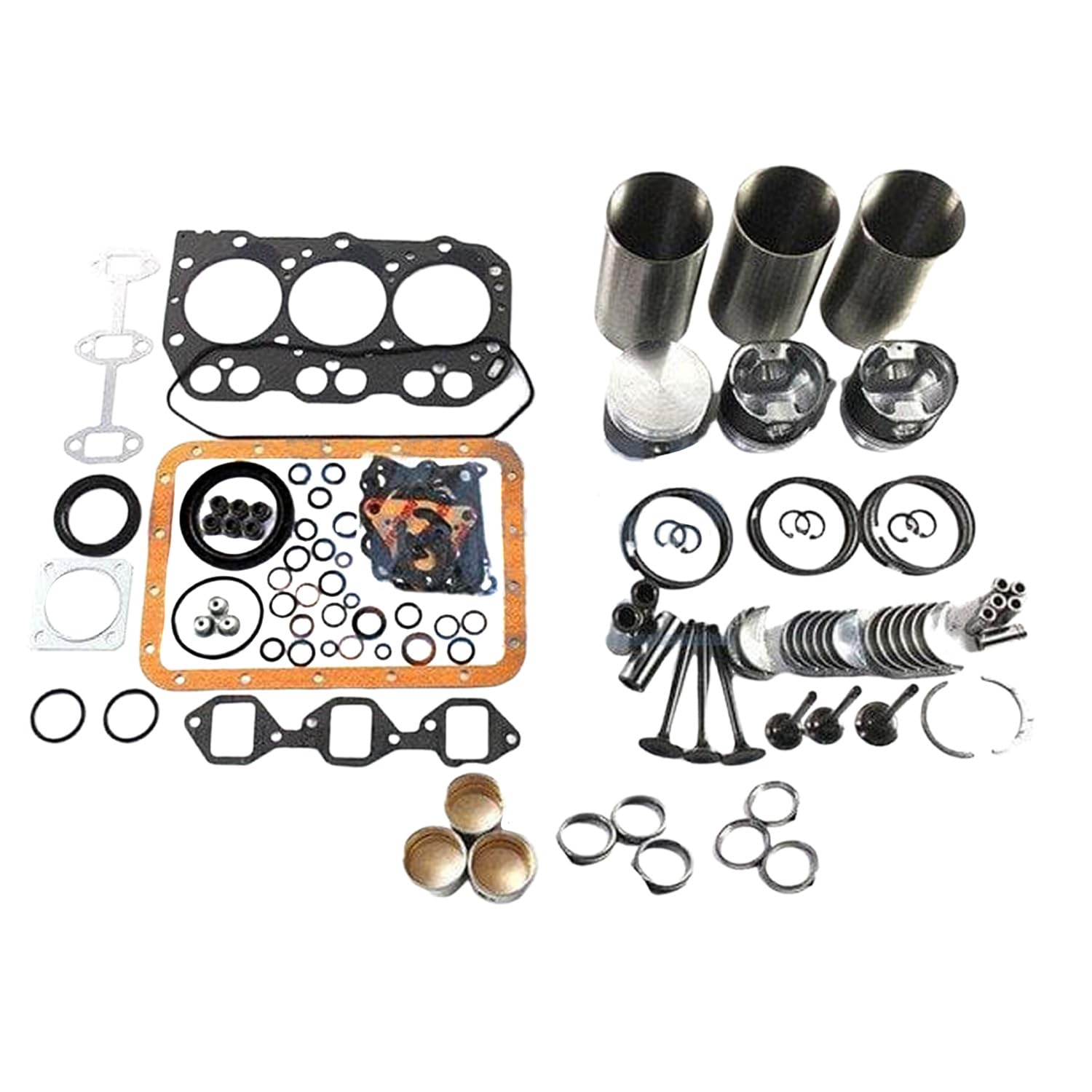 Celliparts Überholung Rebuild Kit Kompatibel mit Komatsu Motor 3D82AE-3 Bagger PC25R PC27MR PC28UU-2 von Celliparts