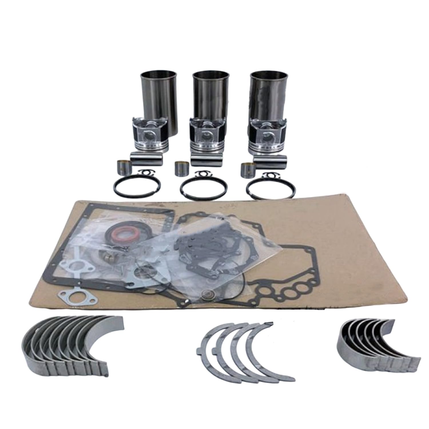 Celliparts Überholung Rebuild Kit Kompatibel mit Komatsu Motor 3D82AE 3D82AE-3 3TNE82A Bagger PC10 PC15 PC20 PC28 PC25 von Celliparts