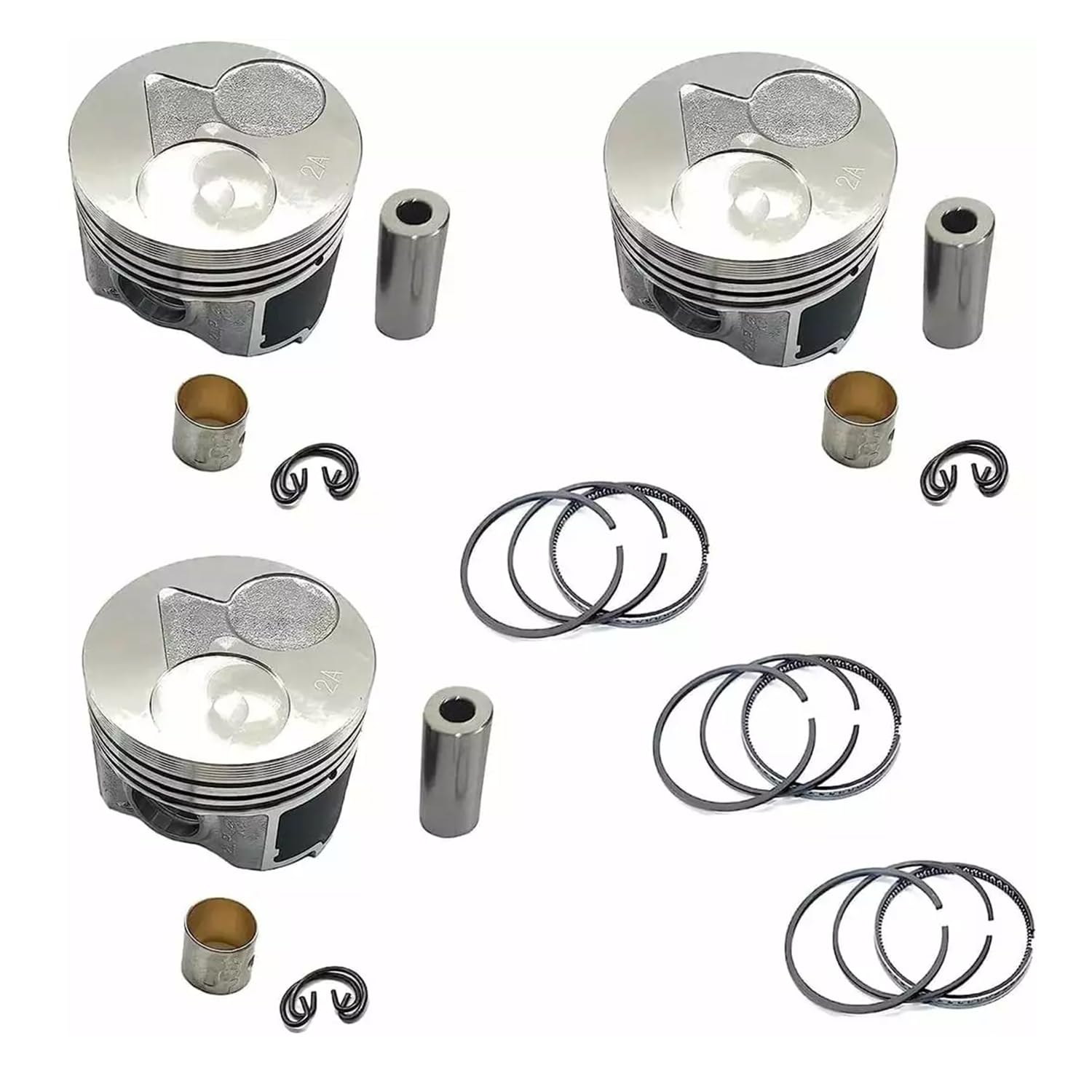 Celliparts Überholung Rebuild Kit Kompatibel mit Kubota Motor D1005 Traktoren GB18 GB170 GB175 GB180 JB16 JB17X JB18 JB19X B21 B2100 B2230 B2320 B7500 B7510 B7510 B220 2601HH SD BX2660 BX2670 von Celliparts