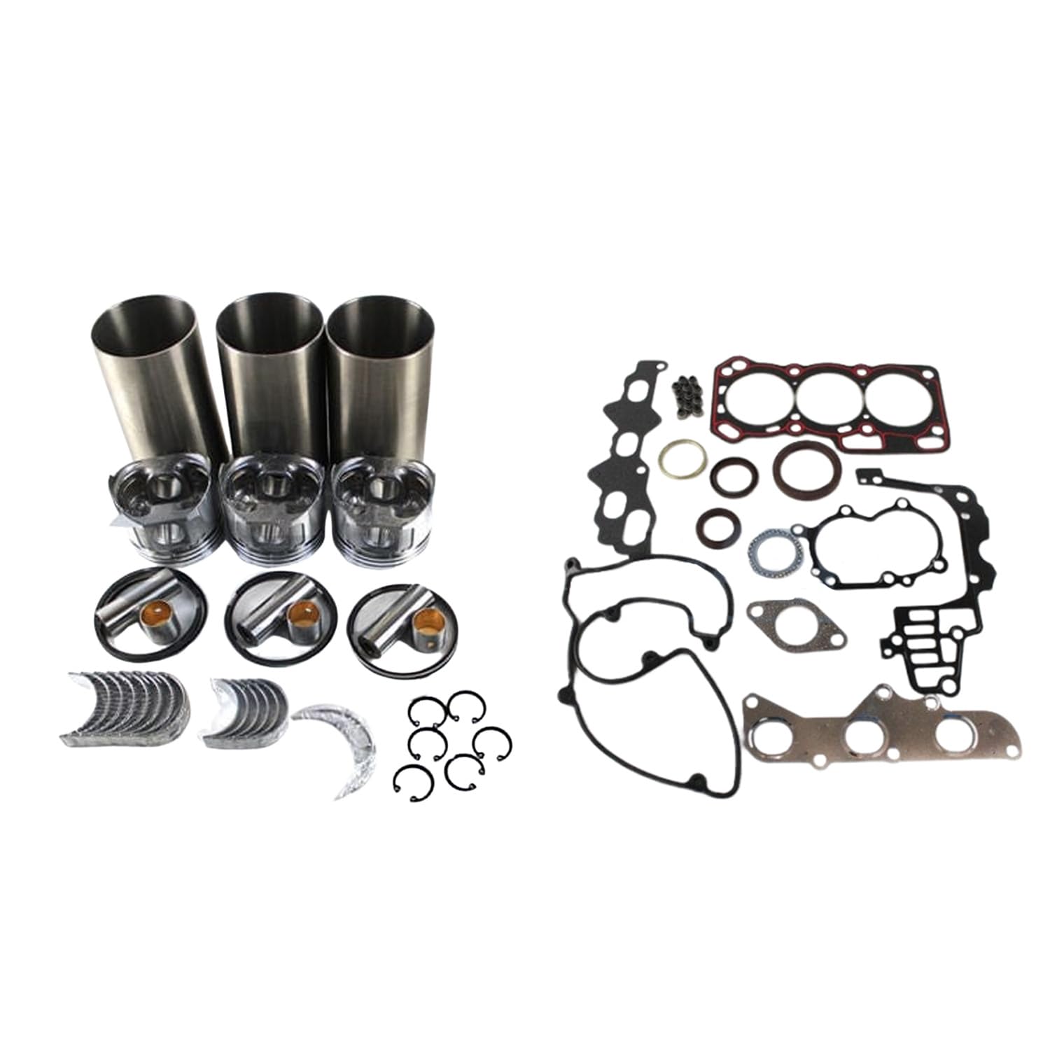 Celliparts Überholung Rebuild Kit Kompatibel mit Kubota Motor D1803 Compact Utility Traktor L3800 KL31R KL31Z FT300 STW40 KL33 von Celliparts