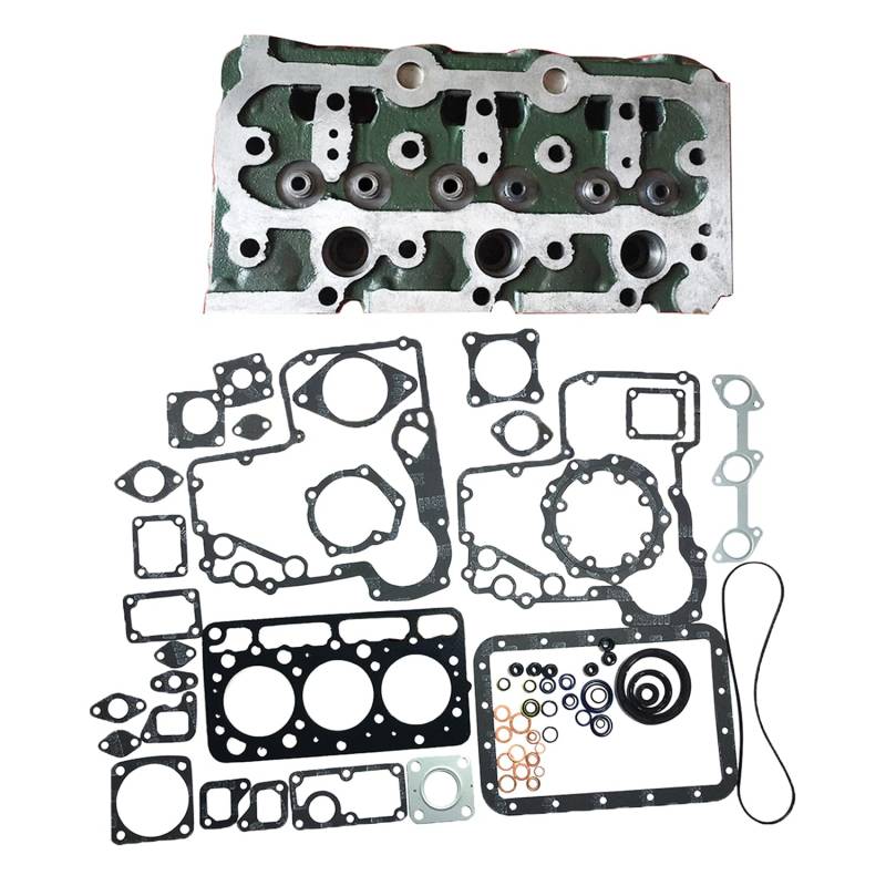 Celliparts Zylinderkopf und Dichtung, kompatibel mit Kubota Motor D850 Traktor B1550HST-D B1550HST-E B6200D B6200E B1550D B1550E von Celliparts