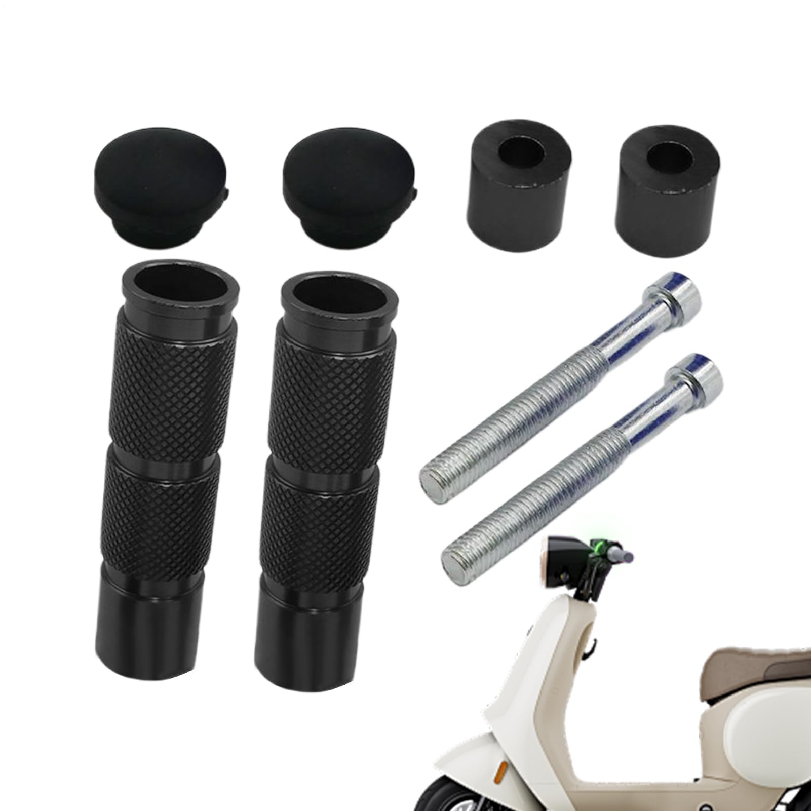 Celuicion Fußstifte für Motorräder, Motorrad Fußruhe,Scooter -Pegs - Aluminiumlegierung Fußstützenersatz für Mountain Cycling Road Cycling Dirt Scooter Cruiser Teile Celuicion Fußstifte für Motorräder, Motorrad Fußruhe,Scooter -Pegs - Aluminiumlegierung Fußstützenersatz für Mountain Cycling Road Cycling Dirt Scooter Cruiser Teile von Celuicion