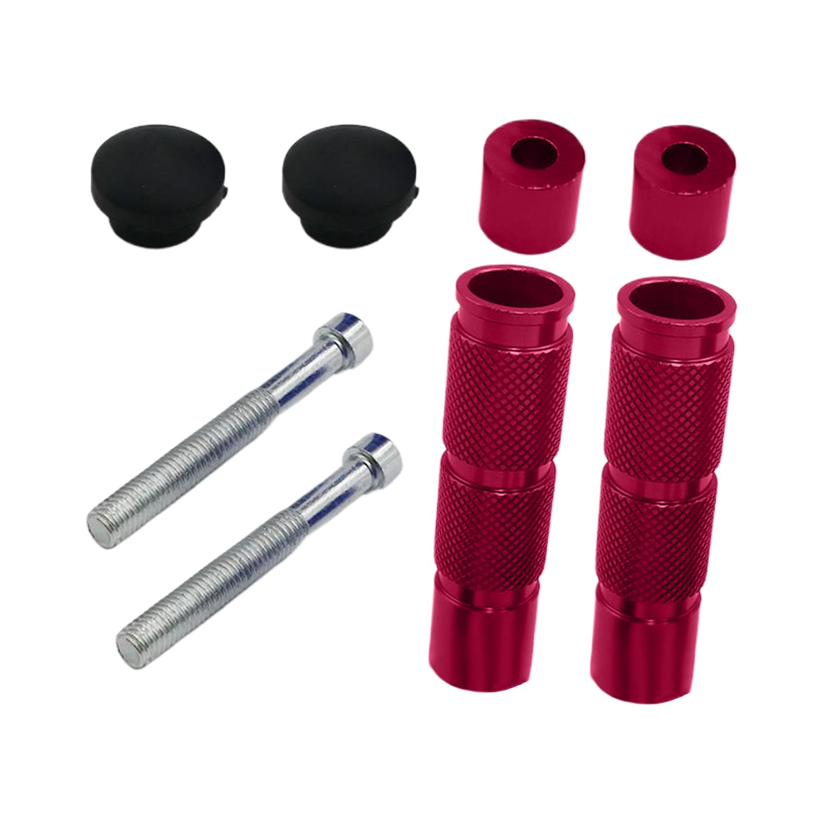 Celuicion Passagierstifte, Motorradfußstifte, Scooter -Pegs, Aluminiumlegierung Fußstützenersatz für Mountain Cycling Road Cycling Dirt Scooter Cruiser Teile Celuicion Passagierstifte, Motorradfußstifte, Scooter -Pegs, Aluminiumlegierung Fußstützenersatz für Mountain Cycling Road Cycling Dirt Scooter Cruiser Teile von Celuicion