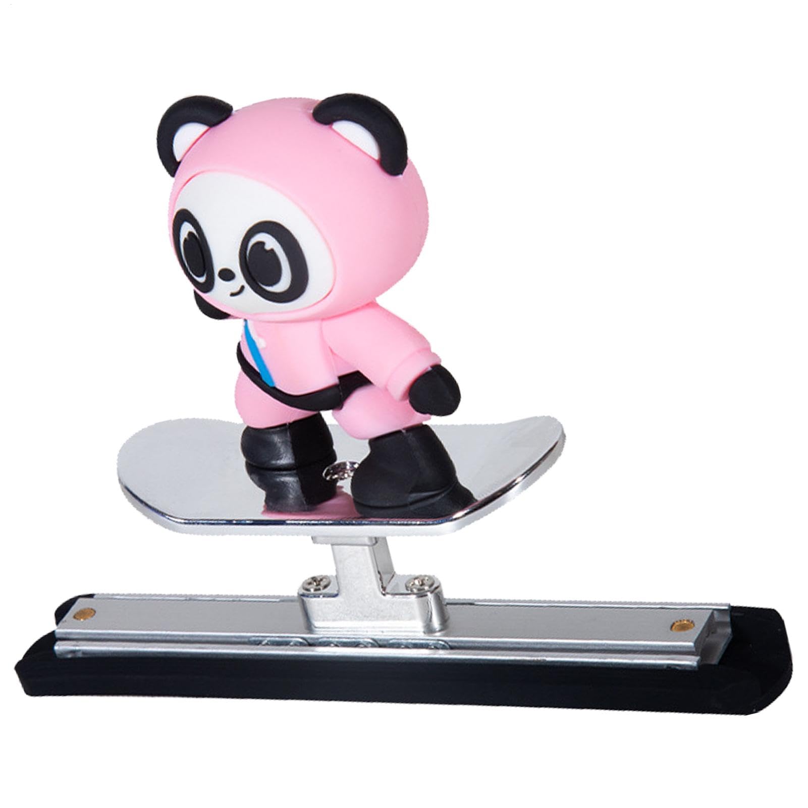 Celuicion Skateboarding Bear Car Ornament, Cartoon Bear Skateboard Car Decor - Skaterbär -Schiebenationen für Dashboard | Auto Accessoires, Auto Innenmitte Konsole Ornament für Männer Männer von Celuicion