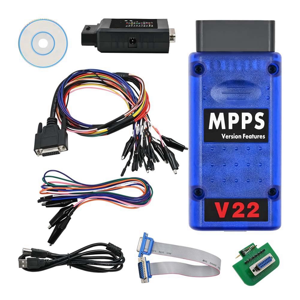 MPPS V22 Master V22 ECU Master Main+Tricore+Multiboot+Breakout Tricore Kabel Chip Tuning ScannerDiagnosetool von Cenei