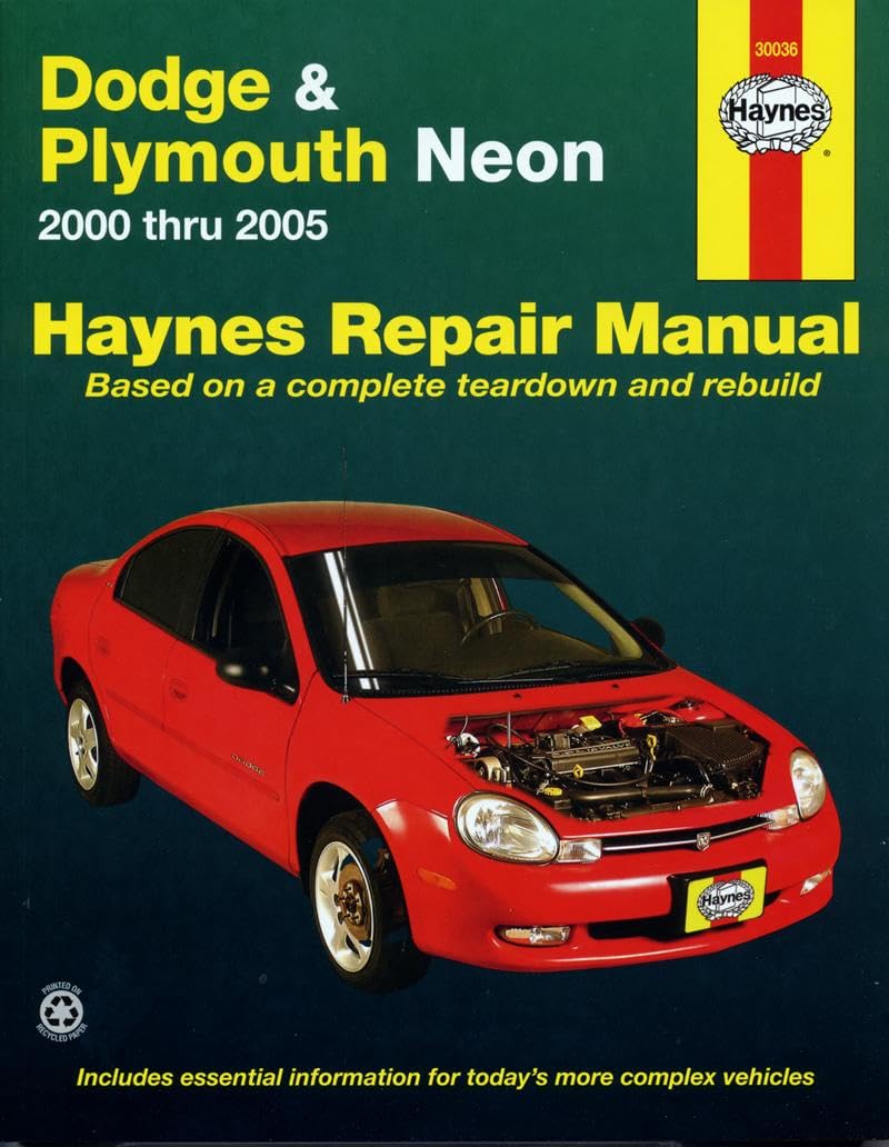 Dodge & Plymouth Neon 2000 thru 2005 (Haynes Manuals) von Cengage Learning