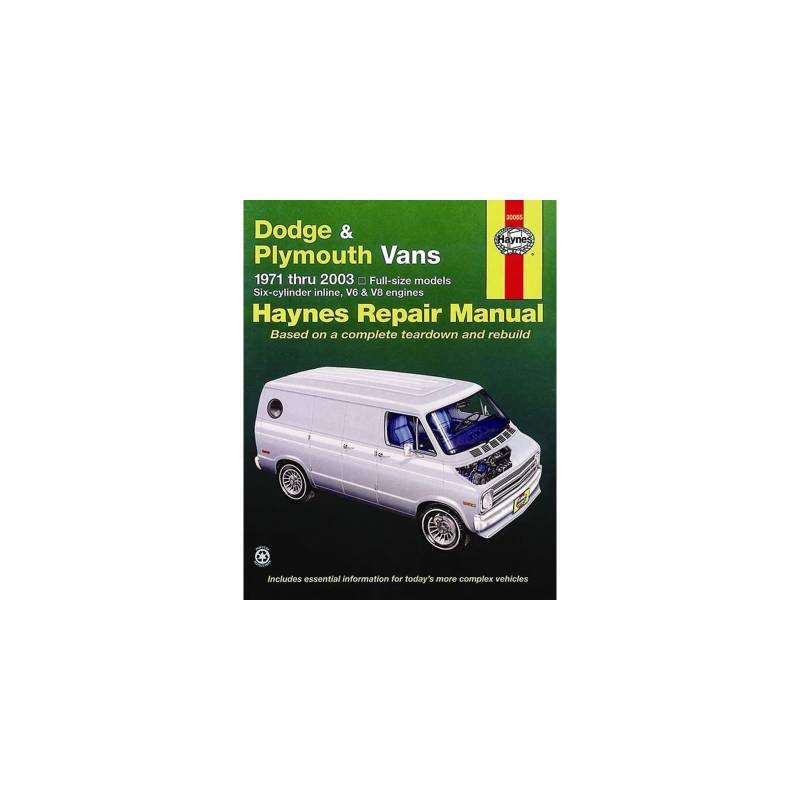 Haynes Dodge & Plymouth Vans 1971-2003 (Haynes Manuals) von Cengage Learning