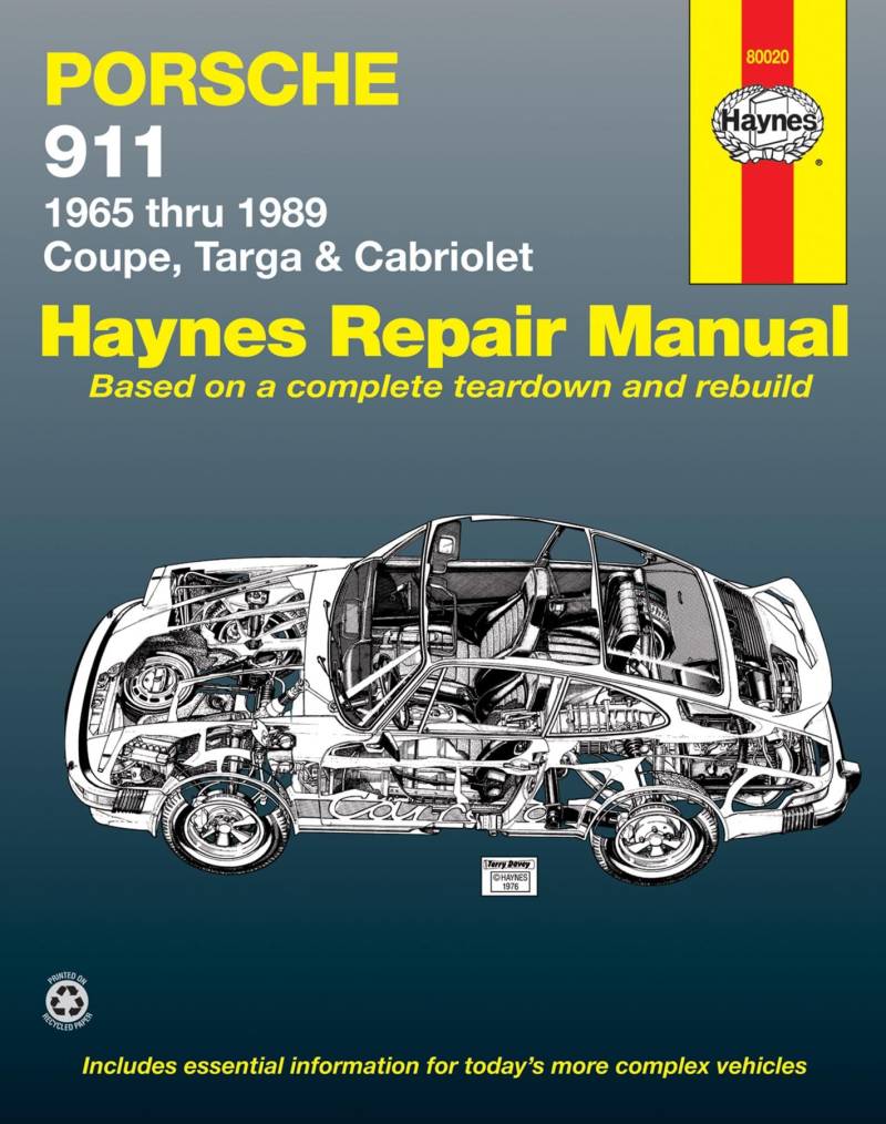 Porsche 911, 1965-1989 (Haynes Manuals) von Cengage Learning