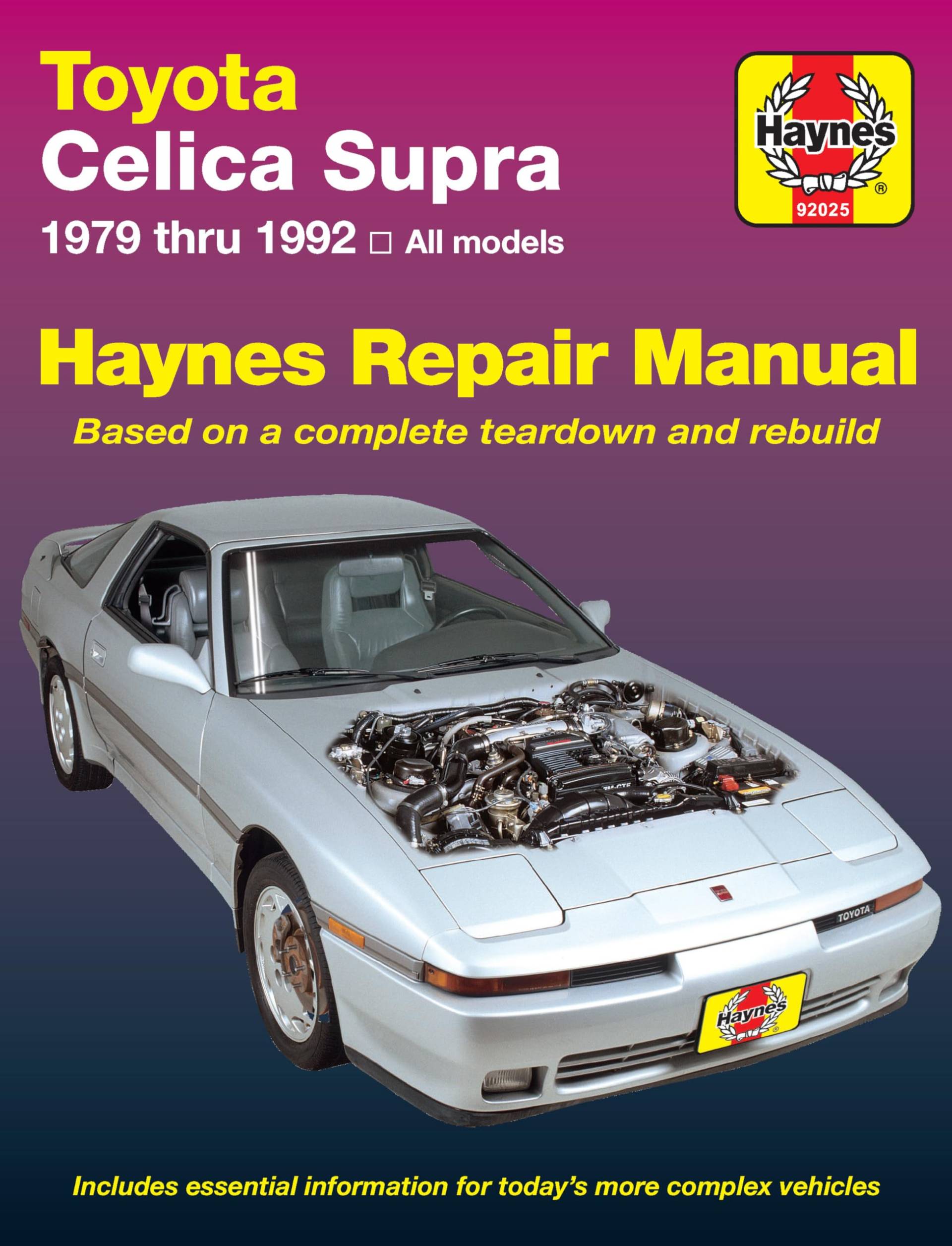 Toyota Cellica Supra, 1979-1992 (Haynes Manuals) von Cengage Learning