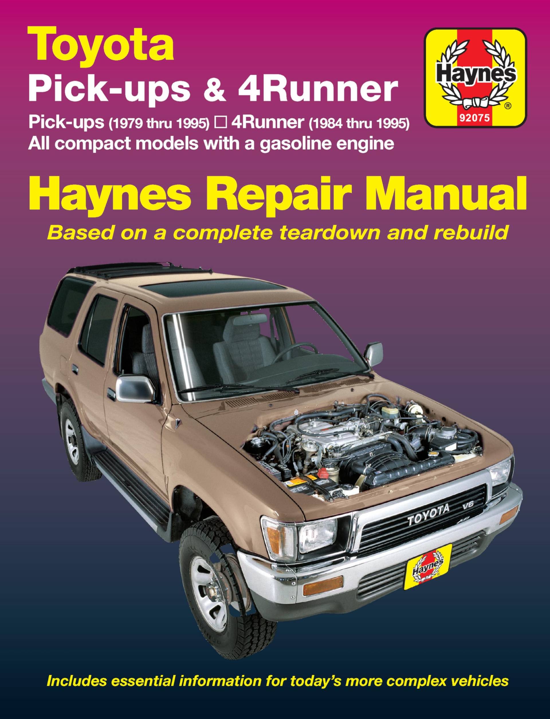 Toyota Pickups and 4-Runner, 1979-1995 (Haynes Manuals) von Cengage Learning