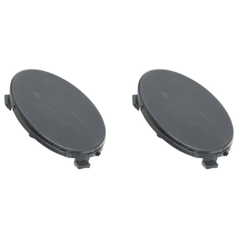 Censous Abschlepphaken-Abdeckung für Focus MK2 für C-Max 2007–2011 8M5117A989AA, Schwarz, 2 Stück von Censous