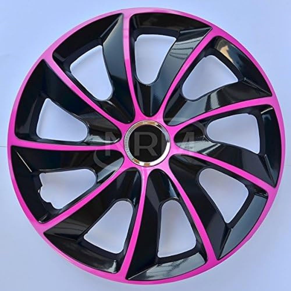 Radzierblende STIG EXTRA schwarz/pink 13 Zoll 4er Set von NRM