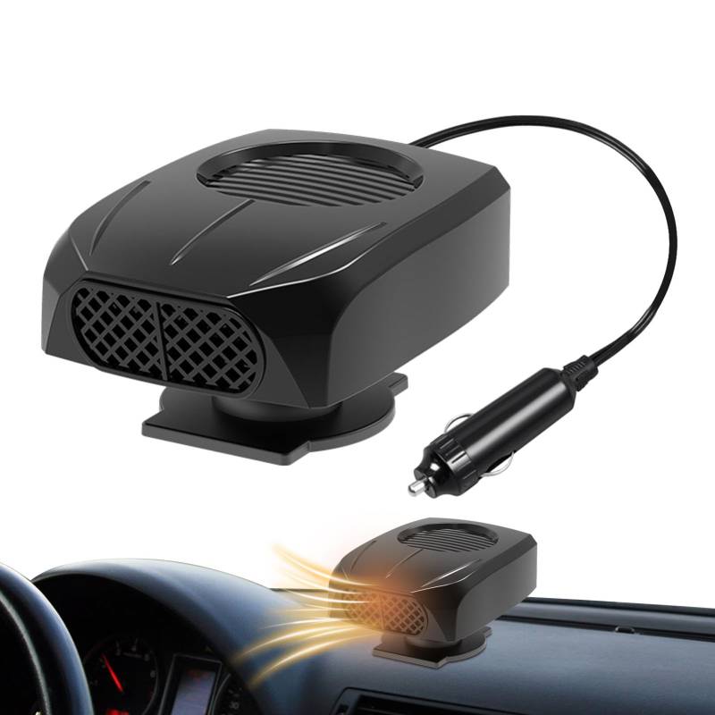 Ceprznvey Tragbare Autoheizung 12V, Auto Defroster Heizung, Plug-In Auto Glas Defogger, Zigaretten Feuerzeuge Auto Heizung, Auto Windschutzscheibe Defroster, Auto Heizung Schnelle Heizung, von Ceprznvey