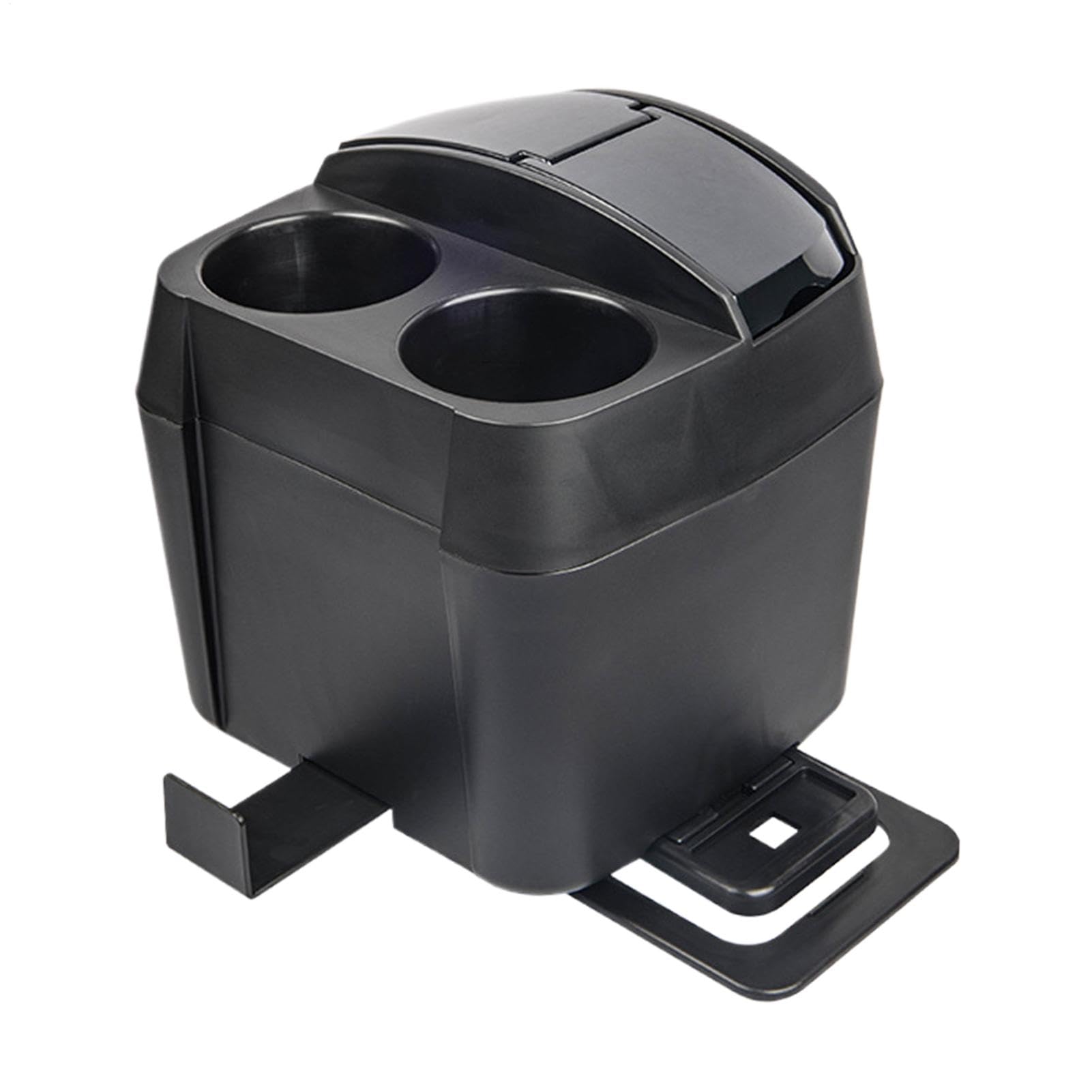 Cup Holder Trash Can for Car, Car Cup Holder Trash Bin, Extra Large Waste Container Storage Box, Multifunctional Vehicle Trash Bin Storage Organizer Holder for Cars SUVs, 53-68mm von Ceprznvey