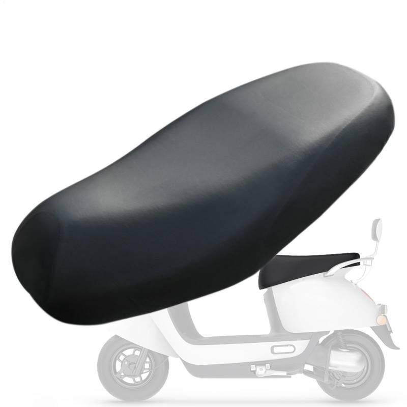 Motorcycle Seat Cushion, Chair Cover Leather, All-Season Pedal Scooter, Electrics Battery Car Electric Vehicle Waterproof, Sun-Proof Cushion, Leather Comfortable von Ceprznvey