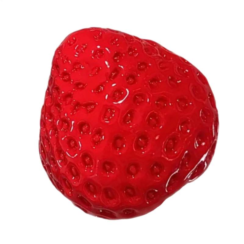 Squish Toy Erdbeere, Simulate Slow Rising Squish Balls Creative and Cute Strawberry, Elastic Novelty Stress Balls, Fruit Squeeze Toy for Kids Adults, 2.56x2.28x2.44 inches von Ceprznvey