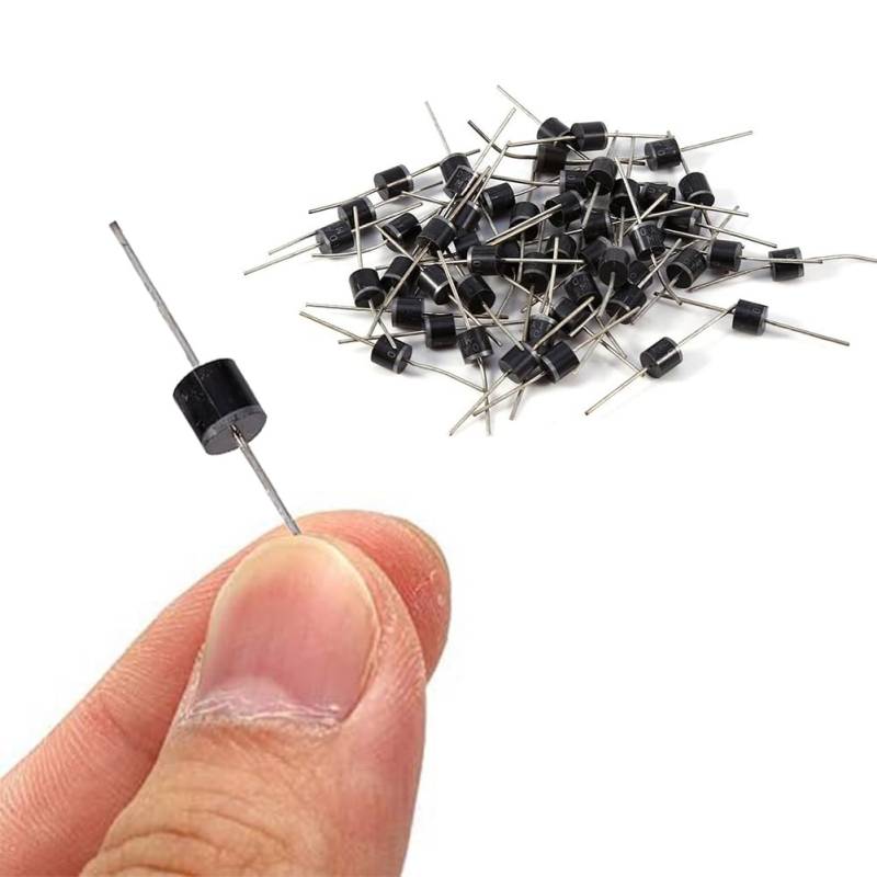 Gleichrichter, Sperrdiode Diode 10A, 10A10 Diode, 30 Stück Gleichrichterdioden, Hochspannungsgleichrichterdioden, 1000 V Elektronische Siliziumdioden, Schottky Diode, Elektronische Siliziumdioden von Cerioll