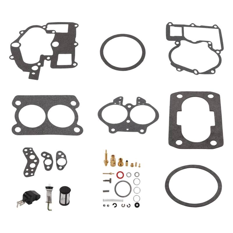 Vergaser-Reparatursatz für Außenborder Vergaser-Reparatursatz 3302-804844002 1389-9563A13310-805924A23310-864940A01, Ersatz für Mercruiser Marine 3,0L 4,3L 5,0L von Cerlingwee