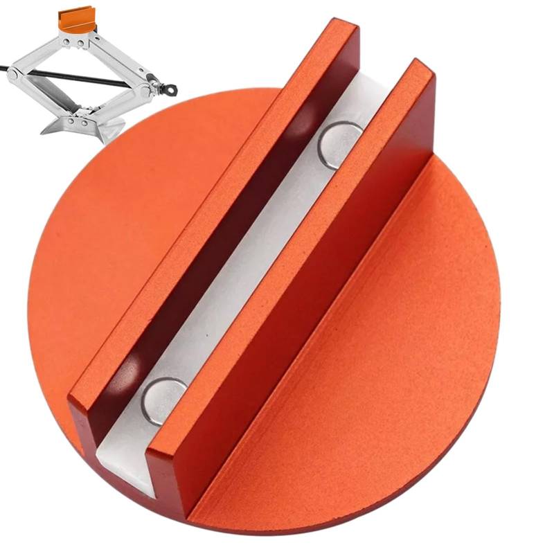 Chaies -Wagenheber-Pad, magnetisches Wagenheber-Pad - Rahmenschienenschutz | Magnetischer Wagenheber-Pad-Adapter, Aluminium-Wagenheber-Puck, Pinch-Schweißrahmen-Schienen-Adapter für Auto von Chaies