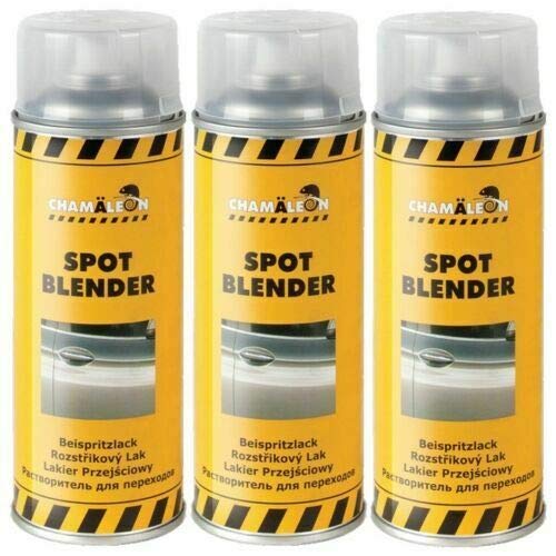 Chamäleon 1K Beispritzlack 3 x 400ml Spray Spot Blender Lack Repair Verdünnung von Chamäleon