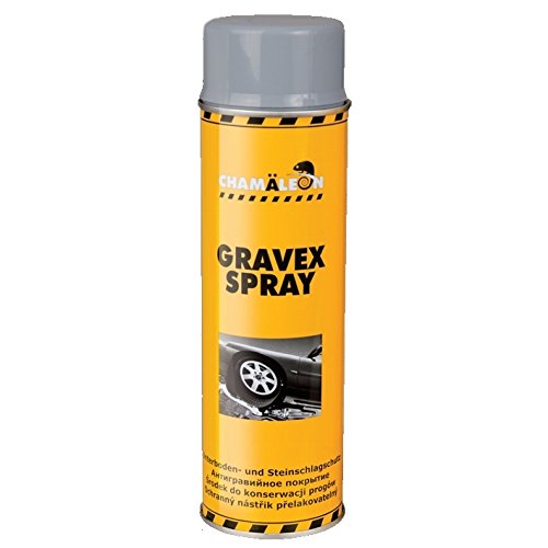 Chamäleon Unterbodenschutz 500ml Spray schwarz, weiß, grau Bitumen Sprühdose Steinschlagschutz Karroseriereparatur (grau, 1) von Chamäleon