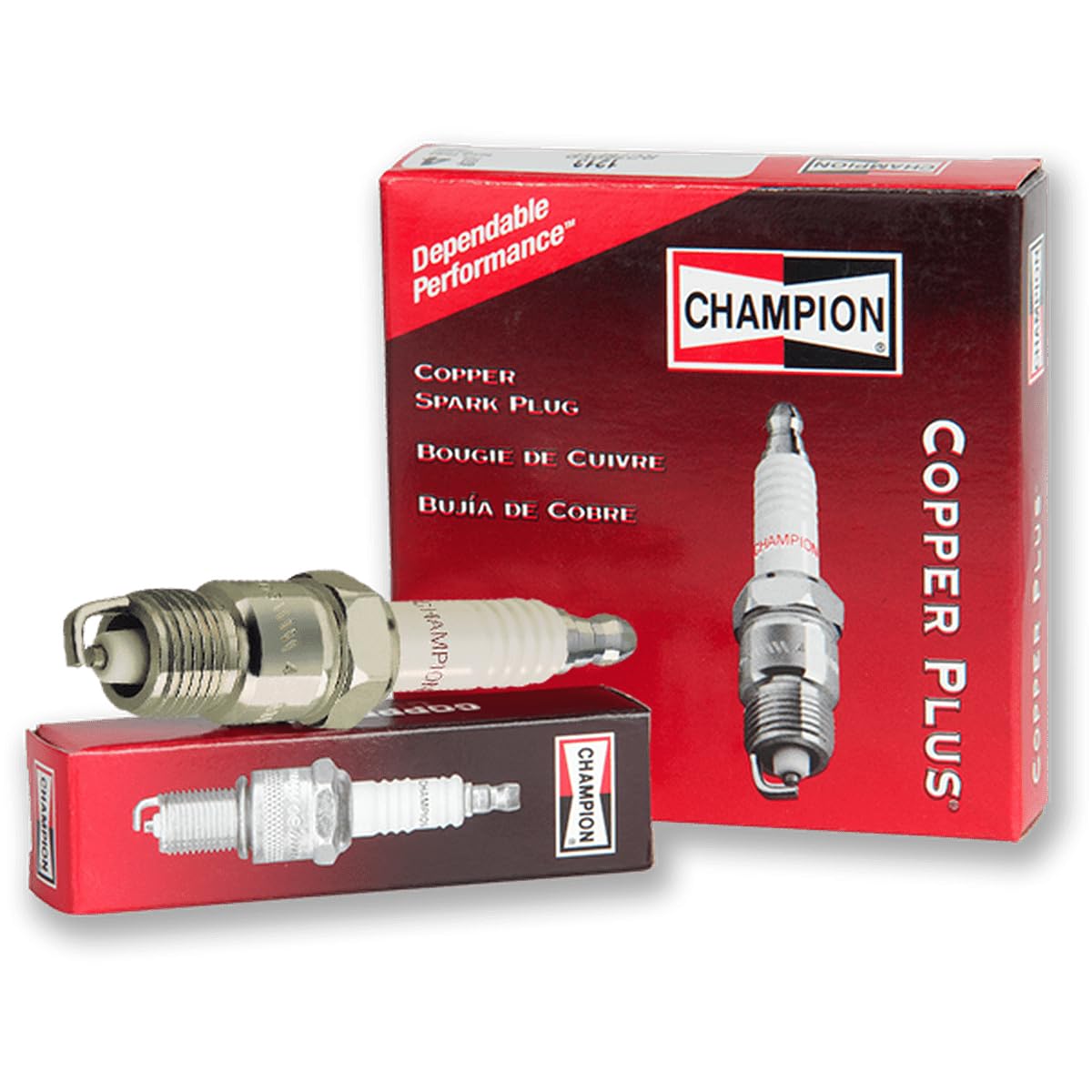 Champion OE230 Zündkerze Kupfer PLUS RA4YC, Anzahl 10 von Champion