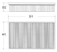 Champion U632/606 Luftfilter von Champion