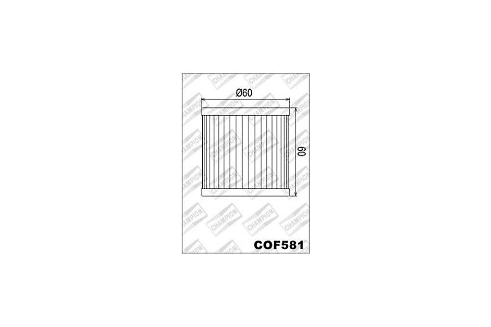 Filter lfilter COF581, Hyosung GT650 von Champion