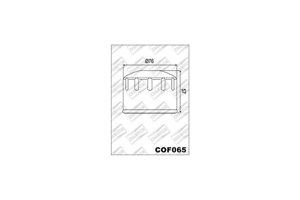 ION Ölfilter COF 065 F800 S St (Ölfilter) / Ölfilter COF 065 F800 S St (Ölfilter) von Champion