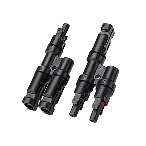 Y Stecker Männlich/Weiblich, Solar Photovoltaik Steckverbinder, T-Typ Solarstecker, Solarpanel Kabelstecker (1Y2) von Chedin