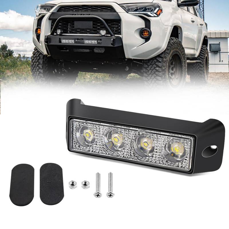 Chelhead LED Arbeitsscheinwerfer, 5.5 Zoll 1 Stück 12W LED Offroad Zusatzscheinwerfer 12V Scheinwerfer 6000K IP67 Wasserdicht Rückfahrscheinwerfer für Trecker Bagger SUV, UTV, ATV von Chelhead