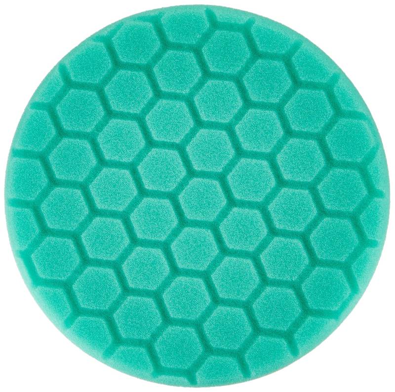 Chemical Guys - BUFX_103HEX6 BUFX_103_HEX6 Hex-Logic Heavy Polierpad, grün (16,5 cm Pad hergestellt für 15,2 cm Trägerplatten) von Chemical Guys