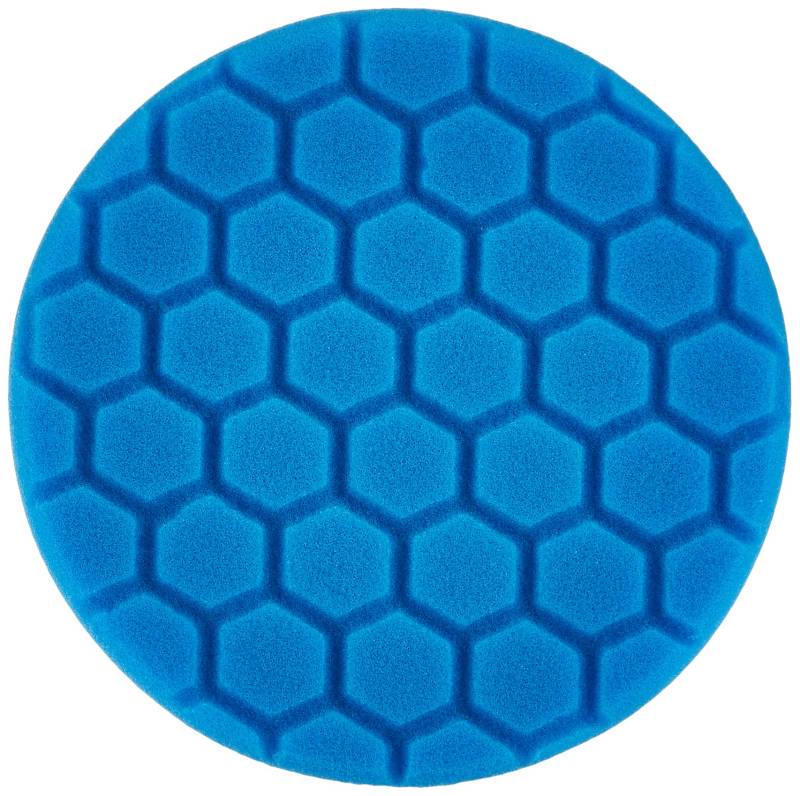 Smart Wax Chemical Guys BUFX_105HEX5 – hex-Logic Polierschwamm, leichtes Polier-Pad, Blau (13 cm) von Chemical Guys