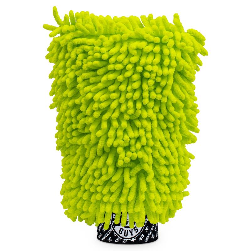 Chemical Guys MIC493 Chenille Premium kratzfreier Mikrofaser-Waschhandschuh, Limettengrün, 24,4 x 5,8 x 17,8 cm von Chemical Guys