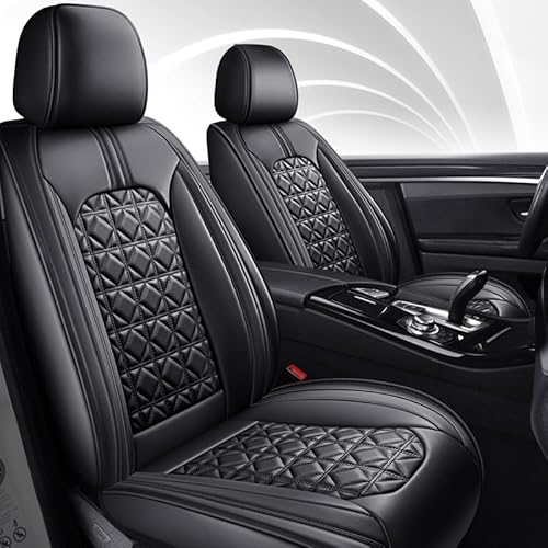ChengMMen Auto Sitzbezüge Sets Für Lexus RX (2020), Allwetter Wasserdicht rutschfest Atmungsaktiv Leder Schonbezüge sitzschoner,A/Black von ChengMMen