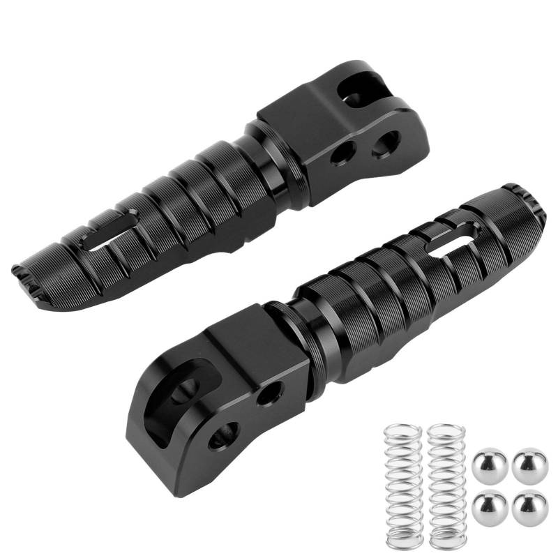 Aluminum Alloy Motorcycle Rear Foot Pegs - Stylish Durability for RC200 / 390 Enhances Vehicle Appearance (Black) von ChengyuWei