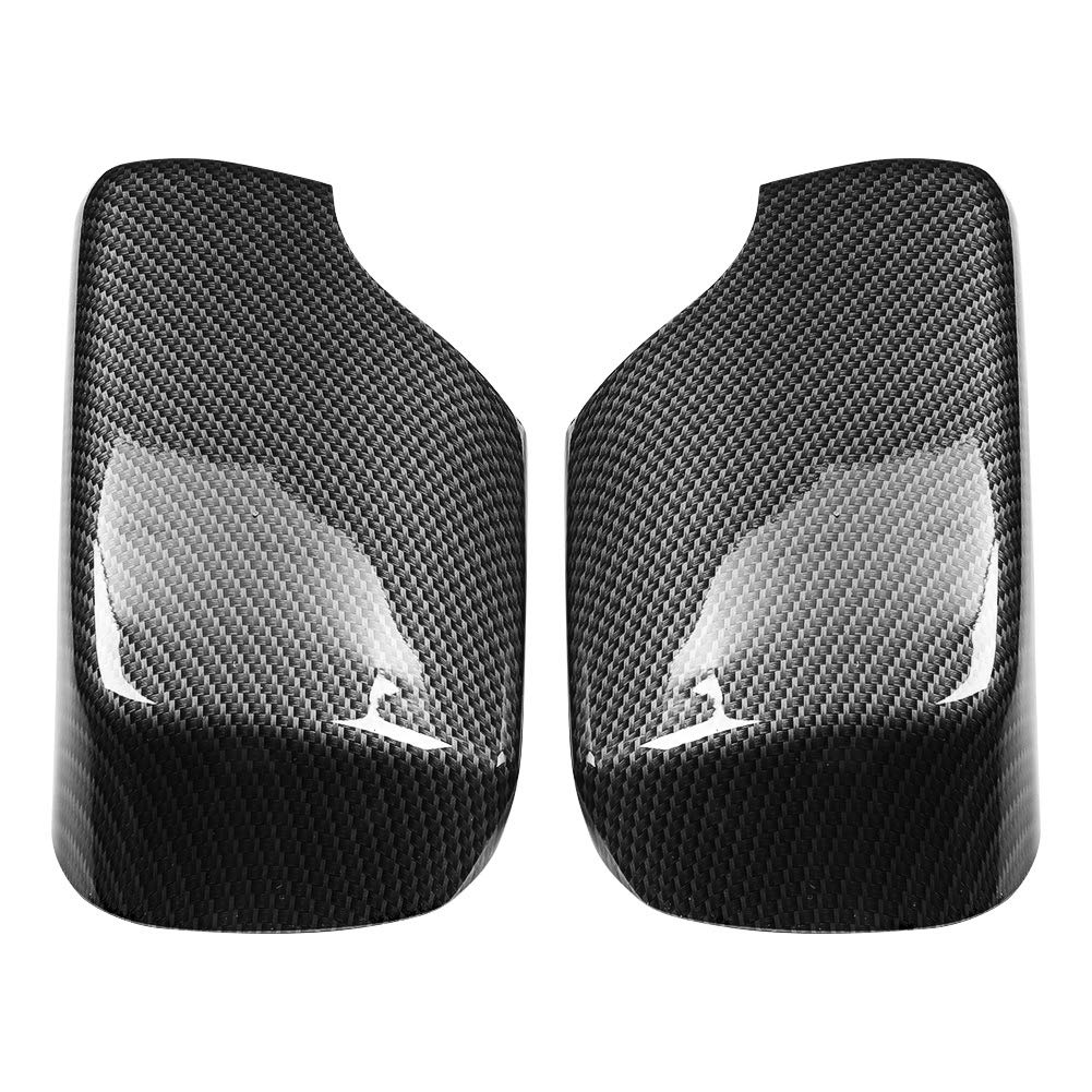 Carbon Fiber Texture Rearview Mirror Cover - Glossy Finish, Installation for E46 1998-2005 - Scratch & Protection von ChengyuWei