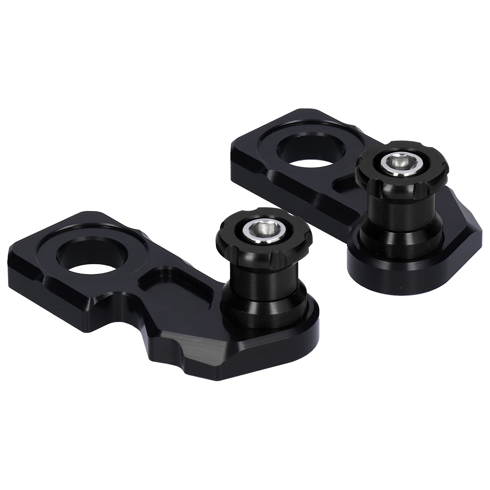 ChengyuWei Motorcycle Axle Block Slider Aluminum Alloy for Enhanced Durability - Fits CB650R / F CBR650R 2019-2020, Stylish and Protective Accessory (Black) von ChengyuWei