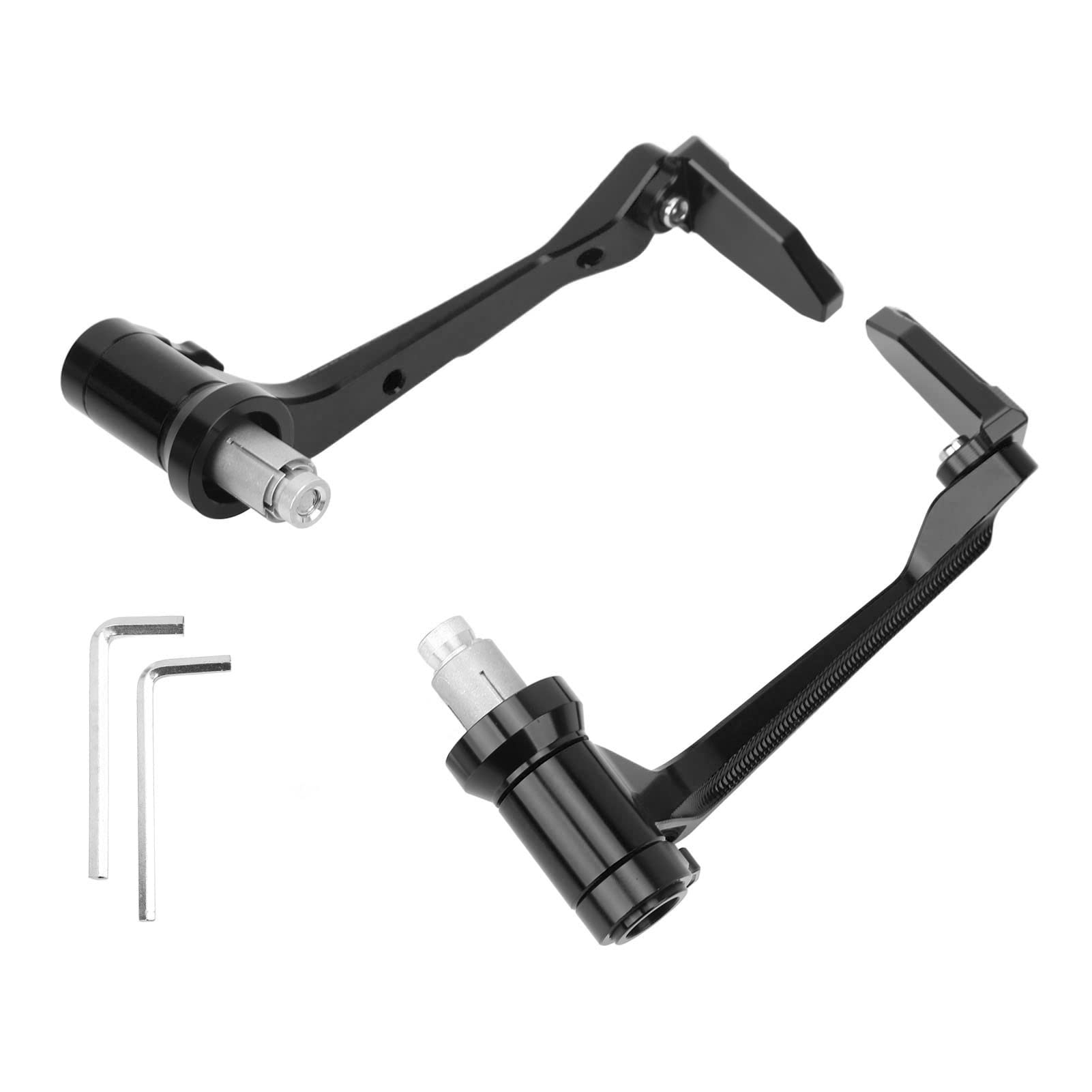 ChengyuWei Robuster Motorrad-Bremshebelschutz für 22-mm-Lenker – ideal und zur Leistungssteigerung geeignet (Black) von ChengyuWei