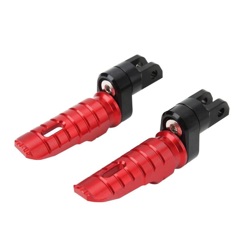 Motorcycle Foot Pegs Replacement - T6063 Aluminum for Benelli Tornado, Efficient Performance for (Red) von ChengyuWei